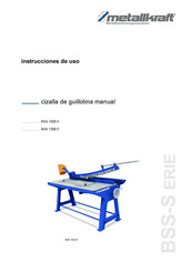 Metallkraft BSS 1020 E Instrucciones De Uso