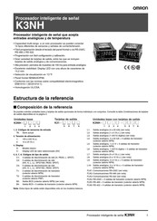 Omron K3NH Manual Del Usuario