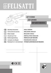 Felisatti AF115/900 Instrucciones De Servicio