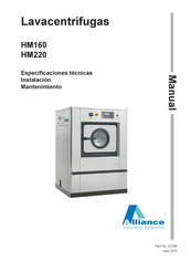 Alliance Laundry Systems HM220 Instalación Y Mantenimiento