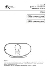Acoustic Research ARS35i Manual De Usuario