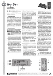 IMG STAGELINE CU-4DMX Instrucciones De Funcionamiento