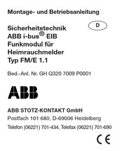 ABB FM/E 1.1 Instrucciones De Montaje Y Servicio
