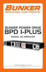 Bunker BPD 1-PLUS Manual Del Usuario