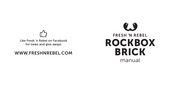 FRESH'N REBEL ROCKBOX BRICK Manual