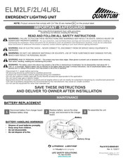 Acuity Brands Lithonia Lighting Quantum ELM2LF Manual Del Usuario