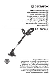 Deltafox DG - CGT 2023 Traducción Del Manual De Instrucciones Origina