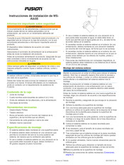 Fusion MS-RA55 Instrucciones De Instalación