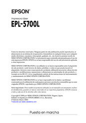 Epson EPL-5700L Manual Del Usuario