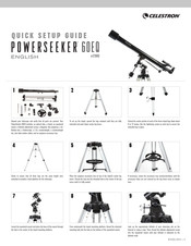 Celestron PowerSeeker 60EQ Guía De Instalación Rápida