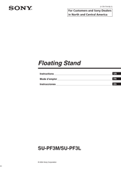 Sony SU-PF3L Manual De Instrucciones