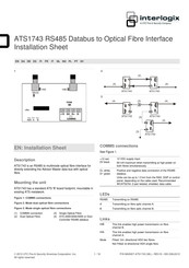 Interlogix ATS1743 Hoja De Instalación