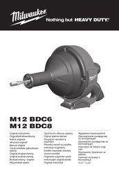 Milwaukee M12 BDC6 Manual Original