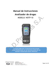CDP WDTP-10 Manual De Instrucciones