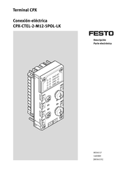 Festo CPX-CTEL-2-M12-5POL-LK Manual De Instrucciones