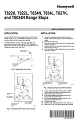 Honeywell T822L Instrucciones De Instalación