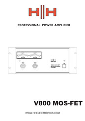 HH Electronic V800 MOS-FET Manual Del Usuario