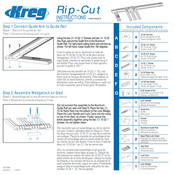 Kreg Rip-Cut KMA2675 Manual De Instrucciones