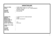 YILMAZ KD 400D Manual De Instrucciones