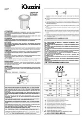 iGuzzini LIGHT-UP GARDEN Manual De Instrucciones