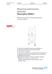 Endress+Hauser Waterpilot FMX21 Manual De Instrucciones Abreviado