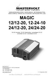 Mastervolt MAGIC 12/12-20 Manual De Utilización