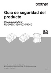 Brother RuggedJet RJ-3150 Guía De Seguridad Del Producto