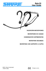 Shure BETA 53 Manual De Instrucciones