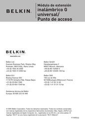 Belkin F5D7132 Manual Del Usuario