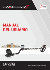 Makro Metal Detectors RACER 2 Manual Del Usuario