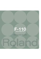 Roland F-110 Manual Del Usuario