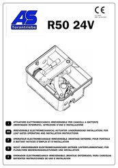 AS Torantriebe R50 24V Instrucciones De Uso E Instalación