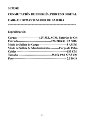 GYS SCM54E Manual De Instrucciones