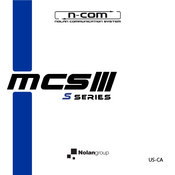 N-Com mcsIII S Serie Manual De Instrucciones