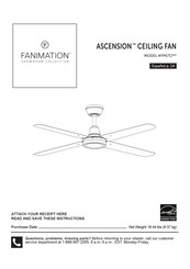 Fanimation ASCENSION FP6717 Serie Manual De Instrucciones