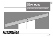 Motorline professional PV M200 Manual Del Utilizador/Instalador