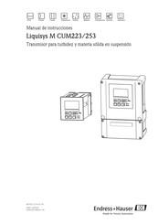 Endress+Hauser Liquisys M CUM253 Manual De Instrucciones