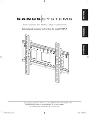 Sanus Systems VMPL3 Instrucciones De Ensamblaje