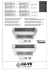 Lu-Ve BHDN Serie Instrucciones De Mantenimiento Y Montaje