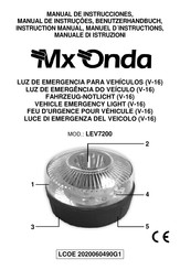 Mx Onda LEV7200 Manual De Instrucciones