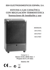 BSH 2DC270TA Instrucciones De Instalacion Y Uso