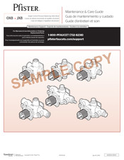 Pfister 0X8 Guía De Mantenimiento Y Cuidado