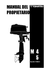 TOHATSU M 5 Manual Del Propietário