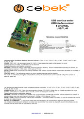 CEBEK USB.TL-40 Manual De Instrucciones