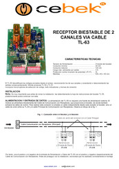 Cebek TL-63 Manual De Instrucciones