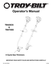 Troy-Bilt TB475SS Manual Del Operador