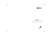 Sangean WR-5 Manual Del Usuario