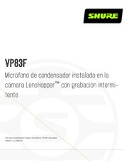 Shure VP83F Manual Del Usuario