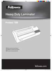 Fellowes Proteus 125 Manual De Instrucciones