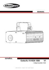 SHOWTEC Galactic FX RGB-1000 Manual De Instrucciones